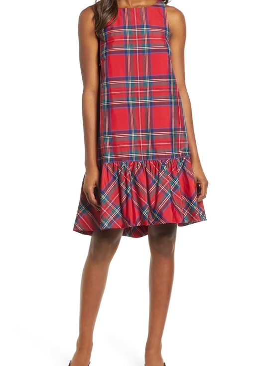 Vineyard Vines Dresses & Skirts - VINYARD VINES - Amelia Jolly Plaid Swing Dress